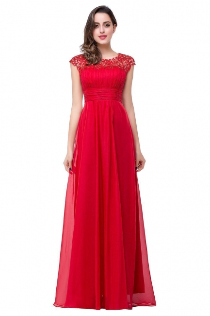 Rotes Abendkleid Lang Günstig | Abiballkleider Online