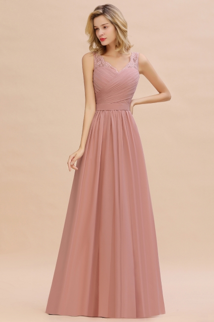 Abendkleid Lang Rosa | Abiballkleider Abendmoden Online