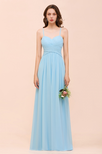 Schöne Brautjungfernkleider Blau | Brautjungfernkleid Lang Günstig
