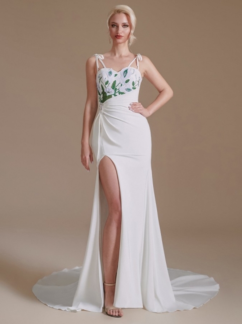 Sexy Brautkleider Meerjungfrau | Hochzeitkleider mit Rüsche
