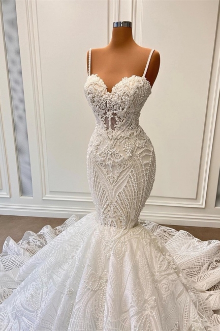 Designer Brautkleider Meerjungfrau | Hochzeitskleider mit Spitze