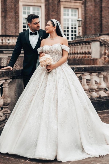 Prinzessin Hochzeitskleider Luxus | Brautkleider mit Spitze