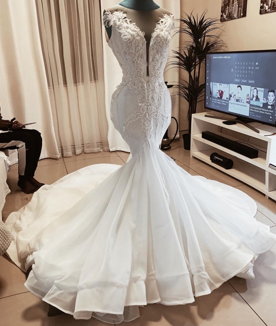 Brautkleid Meerjungfrau Spitze | Hochzeitskleid Online Kaufen