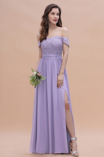 Schicke Brautjungfernkleider Lavender | Brautjungfernkleid Günstig