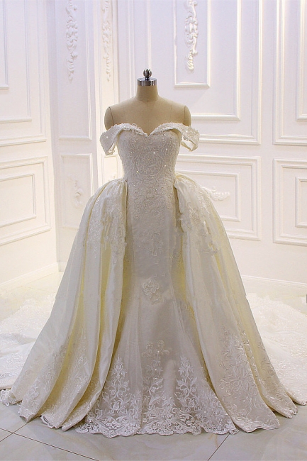 Designer Brautkleid Mit Ärmel | Extravagante Hochzeitskleider