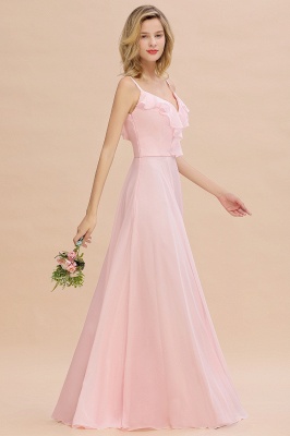 Elegante Brautjungfernkleider Rosa | Brautjungfernkleid Günstig Online_5