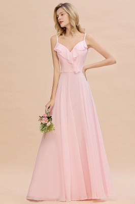 Elegante Brautjungfernkleider Rosa | Brautjungfernkleid Günstig Online_2