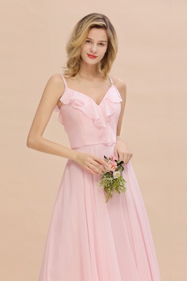 Elegante Brautjungfernkleider Rosa | Brautjungfernkleid Günstig Online_8