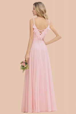Elegante Brautjungfernkleider Rosa | Brautjungfernkleid Günstig Online_4