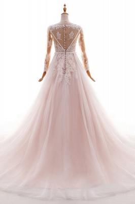 Elegante Brautkleid A Linie | Hochzeitskleider Günstig Online_4