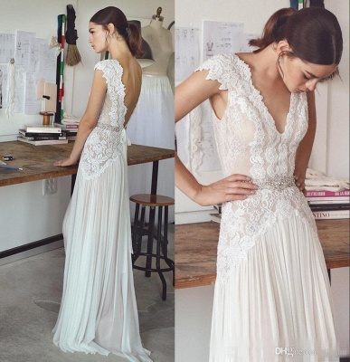 Wunderschönes Etuikleid Brautkleider Online Bestellen | Designer Hochzeitskleider Mit Spitze Günstig_4