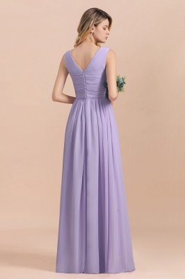 Lavender Brautjungfernkleider Chiffon | Hochzeitspartykleider Brautjungfer_5