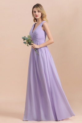 Lavender Brautjungfernkleider Chiffon | Hochzeitspartykleider Brautjungfer_3