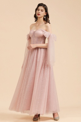 Elegante Abendkleider Lang Rosa | Abiballkleider Günstig_5