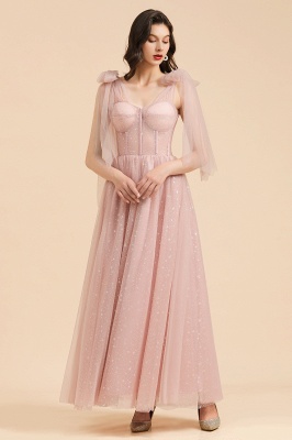 Elegante Abendkleider Lang Rosa | Abiballkleider Günstig_1
