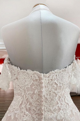 Boho Hochzeitskleider mit Spitze | Brautkleider A Linie_4