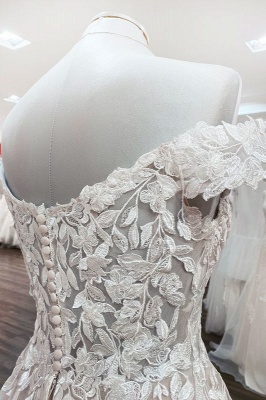 Elegante Brautkleider A Linie | Hochzeitskleider mit Spitze_4
