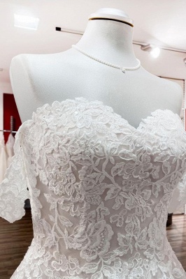 Boho Hochzeitskleider mit Spitze | Brautkleider A Linie_3