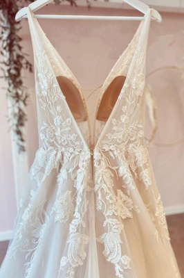 Designer Hochzeitskleider A Linie Spitze | Brautkleid Online Kaufen_4