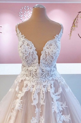 Designer Hochzeitskleider A Linie | Brautkleider mit Spitze_2