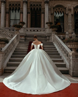 Brautkleider Prinzessin | Satin Hochzeitskleider Online_3