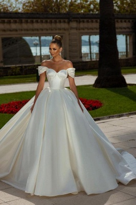 Brautkleider Prinzessin | Satin Hochzeitskleider Online_1
