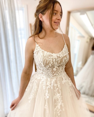 Designer Hochzeitskleider A Linie | Brautkleider mit Spitze_2