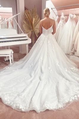 Designer Brautkleider mit Spitze | Hochzeitskleider A Linie online_2