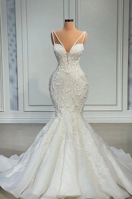 Schöne Brautkleider V Ausschnitt | Hochzeitskleider Meerjungfrau