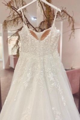 Designer Brautkleider mit Spitze | Hochzeitskleider A Linie online_3