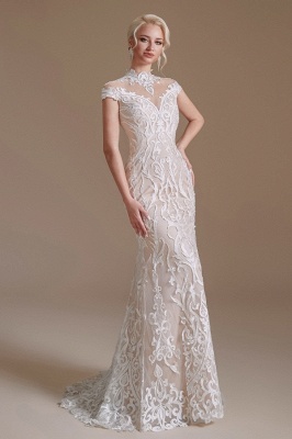 Elegante Brautkleider Lang  Meerjungfrau | Hochzeitskleider mit Spitze_4