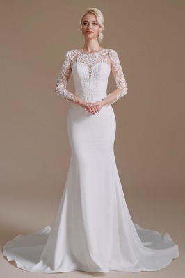 Elegante Brautkleid Meerjungfrau | Hochzeitsmode mit Pattern