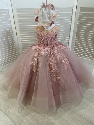 Prinzessin Blumenmädchenkleider | Kleider für Blumenmädchen_5