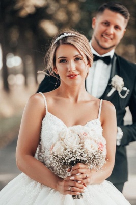 Luxus Hochzeitskleider mit Spitze | Prinzessin Brautkleider Online_6