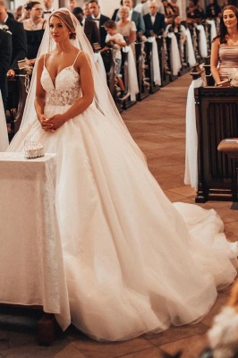 Luxus Hochzeitskleider mit Spitze | Prinzessin Brautkleider Online_3
