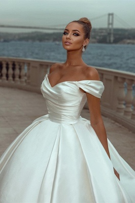 Neue Brautkleider Prinzessin | Satin Hochzeitskleider_3