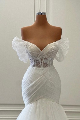 Weiße Brautkleider Meerjungfrau | Hochzeitskleider Günstig_2