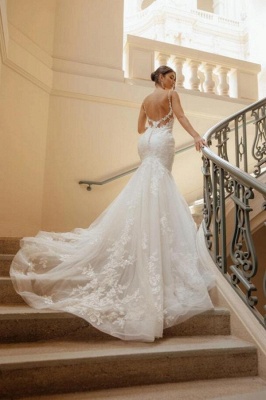 Elegante Hochzeitskleider Meerjungfrau | Brautkleider Spitze_3