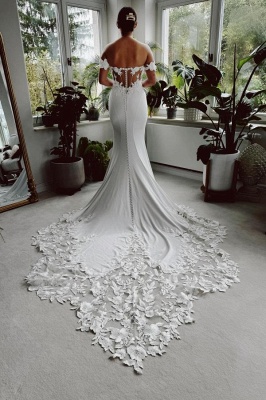 Schöne Hochzeitskleider Meerjungfrau | Brautkleider mit Spitze_2