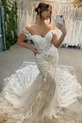 Wunderschöne Hochzeitskleider | Spitze Brautkleider Meerjungfrau Stil