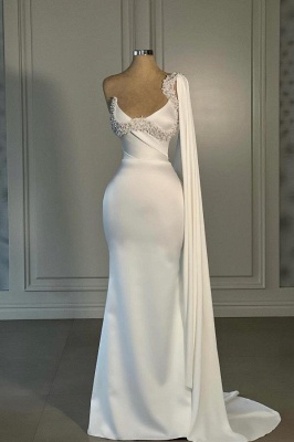 Sexy Abendkleider Lang Weiß | Abiballkleider mit Glitzer