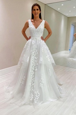 Prinzessin Hochzeitskleider mit Spitze | Brautkleider Günstig Online