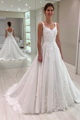 Wunderschöne A Linie Brautkleider | Hochzeitskleider mit Spitze