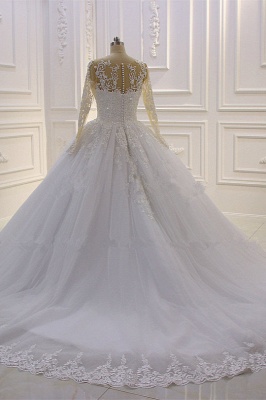 Brautkleider Prinzessin Luxus | Hochzeitskleider Lang Ärmel_6