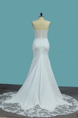 Schlichte Brautkleider Meerjungfrau | Hochzeitskleid Standesamt_2