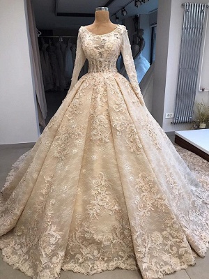 Vintage Hochzeitskleid Mit Spitze | Brautkleid Mit Ärmel Online_1